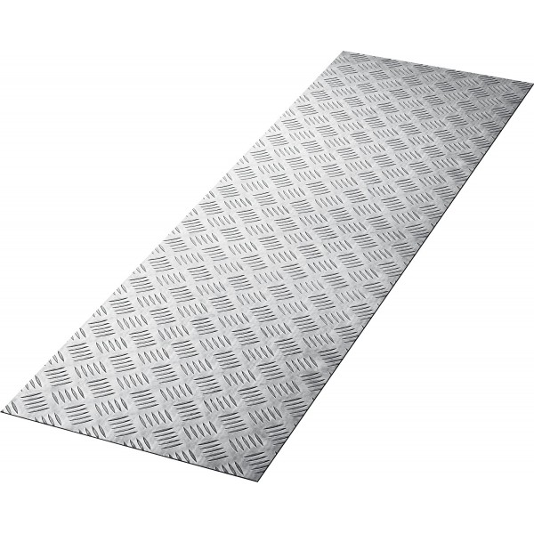 Алюминиевый рифленый лист ЗУБР Квинтет 300х1200х1.5мм (53831)