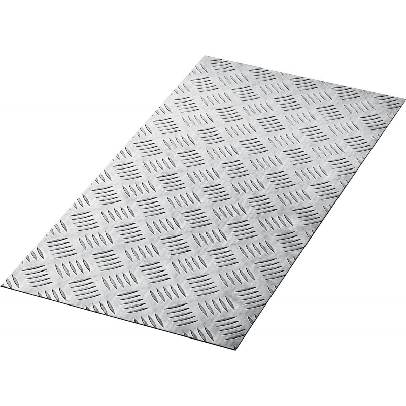 Алюминиевый рифленый лист ЗУБР Квинтет 300х600х1.5мм (53833)