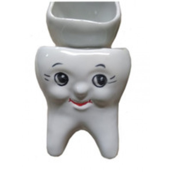Стакан под зубные щетки "Зуб" (60046)