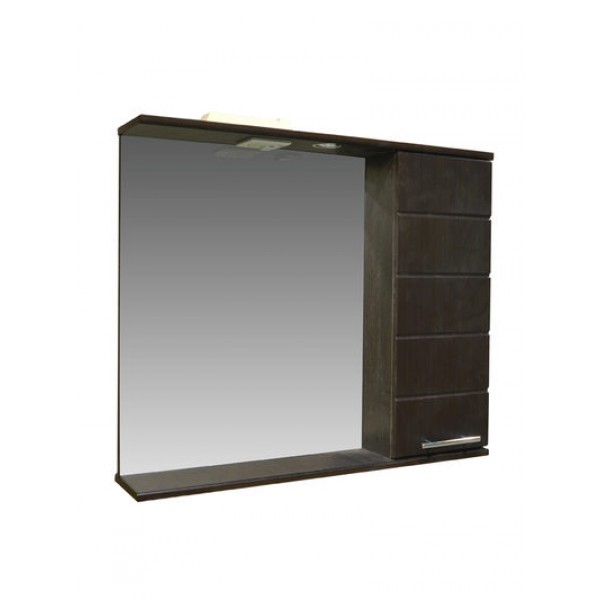 Зеркало-шкаф "Корро-80" (венге) (800х715х160) (42781)