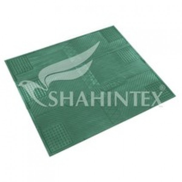 Коврик противовибрационный SHAHINTEX 62х55 (под стир.машину) зелёный 01 (55844)