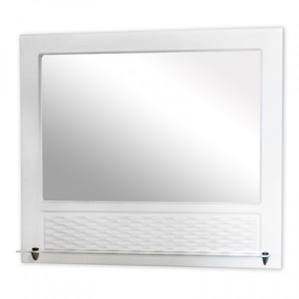 Зеркало Ладога - 85 с подсветкой фисташковое (ПВХ) (539851)