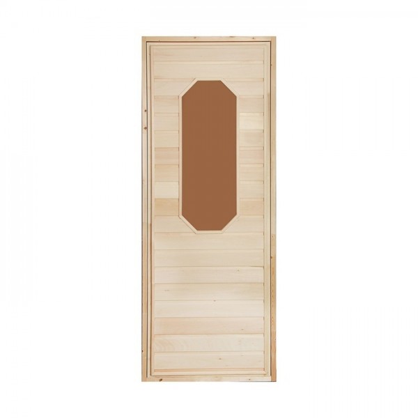 Дверь банная со стеклом «Ромашка», 180*80см (1843194)