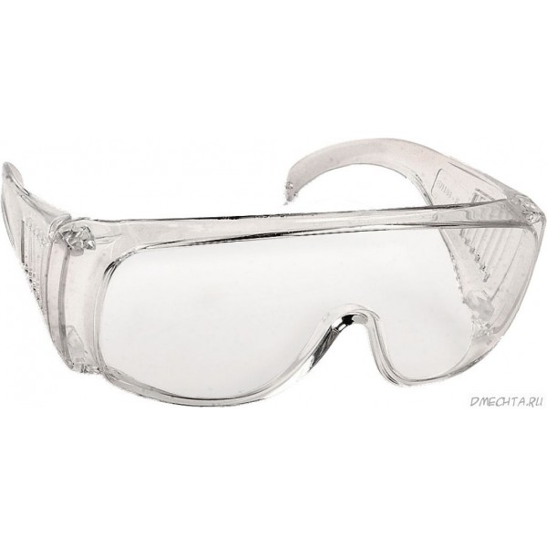 Очки защитные DEXX, прозрачные, открытого типа, с боковой вентиляцией (11050)
