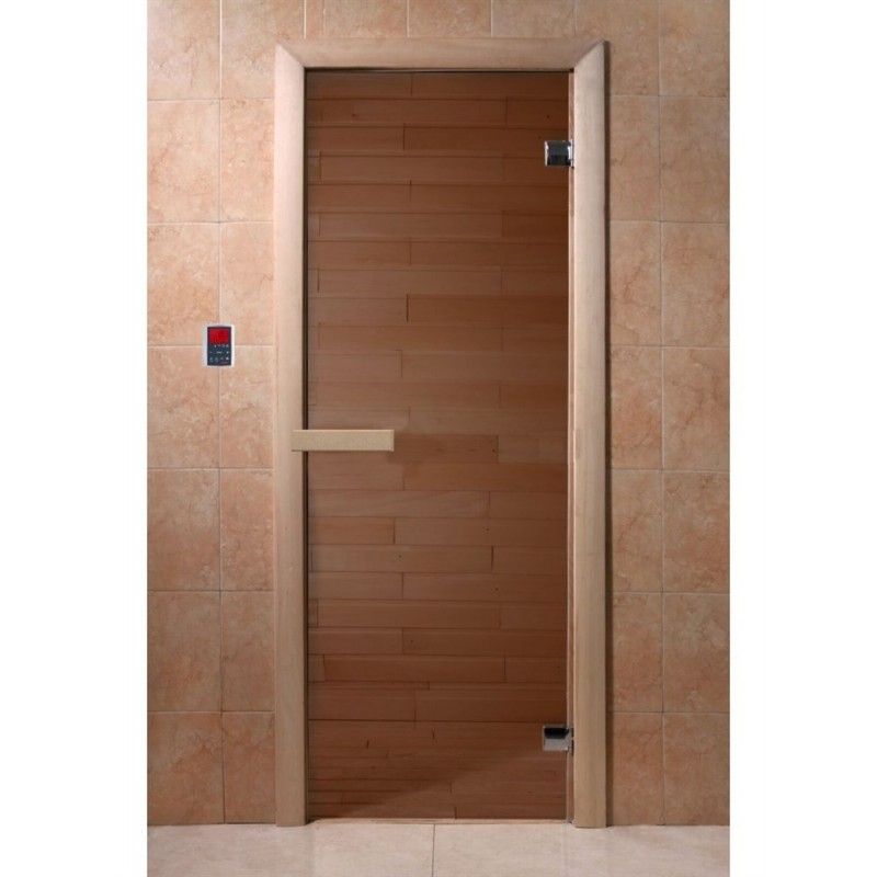 Дверь банная «Бронза матовая», 190х70 см, (4489891)