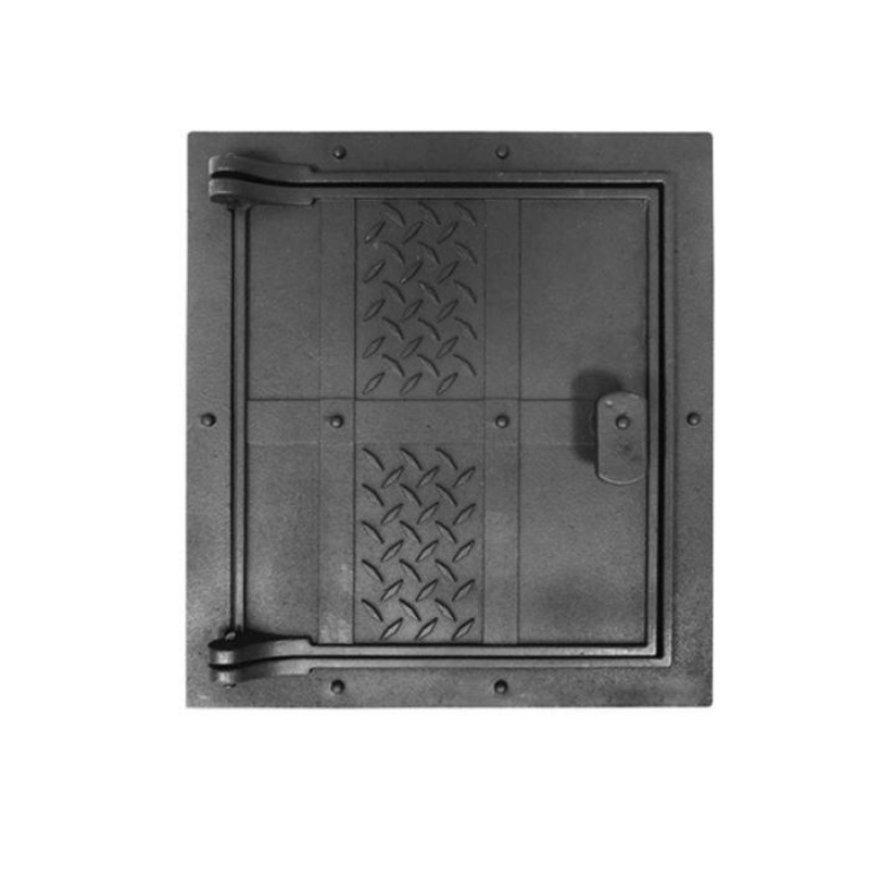 Дверка топочная ДТУ-4А уплотн (25*28) крашеная (П7776)