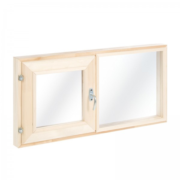 Окно 40х80 двухстворчатое, двойное стекло (7992867)