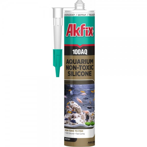 Герметик AKFIX100AQ  силикон. для аквариума (бесцв) 310 мл