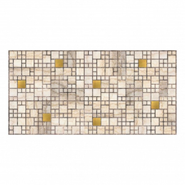 Панель ПВХ Мозаика Мрамор с золотом