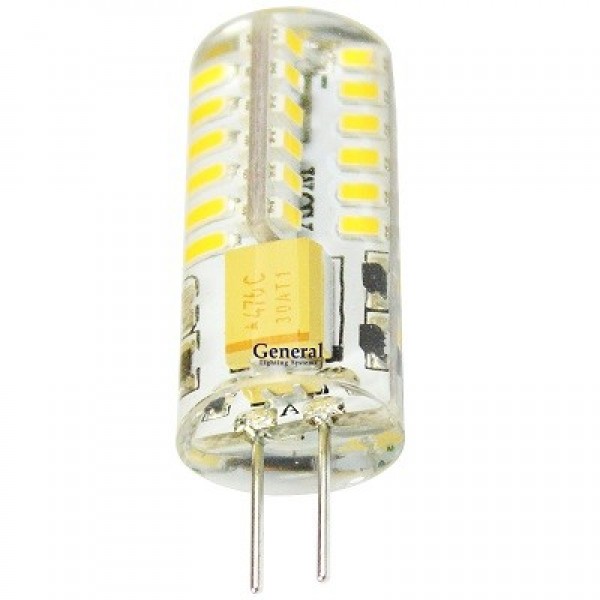 Лампа  светодиодная 3W G4 6400K 220V капсульная, 40*15 (1003294)