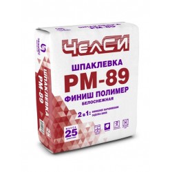 См Шпаклевка ЧЕЛСИ PM-89 полимерная финишная белая 20 кг